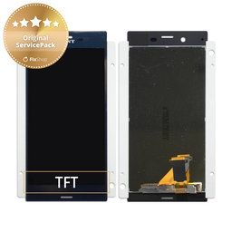 Sony Xperia XZ F8331 - LCD zaslon + steklo na dotik (Forest Blue) - 1304-9085 Genuine Service Pack