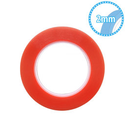 Magic RED Tape - Dvostranski lepilni trak - 2mm x 25m (prozoren)