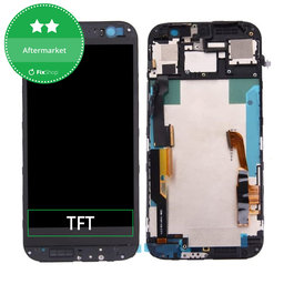 HTC One M8 - LCD zaslon + steklo na dotik + okvir (Gray) TFT