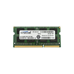 Crucial - Operativni pomnilnik SO-DIMM 4GB DDR3L 1600MHz - Genuine Service Pack