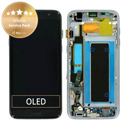 Samsung Galaxy S7 Edge G935F - LCD zaslon + steklo na dotik + okvir (Black) - GH97-18533A, GH97-18594A, GH97-18767A Genuine Service Pack