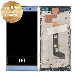 Sony Xperia XA2 H4113 - LCD zaslon + steklo na dotik + okvir (Blue) - 78PC0600030 Genuine Service Pack