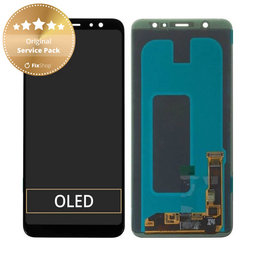 Samsung Galaxy A6 Plus A605F (2018) - LCD zaslon + steklo na dotik - GH97-21878A, GH97-21907A Genuine Service Pack