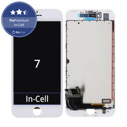 Apple iPhone 7 - LCD zaslon + steklo na dotik + okvir (White) In-Cell FixPremium