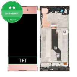 Sony Xperia XA1 G3121 - LCD zaslon + steklo na dotik + okvir (Pink) TFT