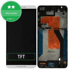 HTC Desire 820 - LCD zaslon + steklo na dotik + okvir (White) TFT