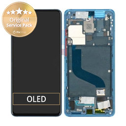 Xiaomi Mi 9T, Mi 9T Pro - LCD zaslon + steklo na dotik + okvir (ledeniško modra) - 561010032033, 561010031033 Genuine Service Pack