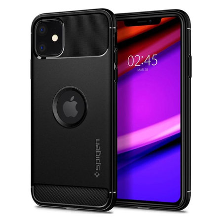 Spigen - Ovitek Rugged Armor za iPhone 11, črna