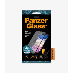 PanzerGlass - Kaljeno Steklo Case Friendly AB za iPhone XR in 11, črn