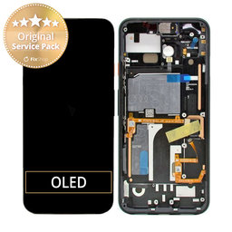 Google Pixel 4 - LCD zaslon + steklo na dotik + okvir (Clearly White) - 20GF2WW0014 Genuine Service Pack