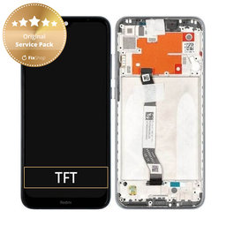 Xiaomi Redmi Note 8T - LCD zaslon + steklo na dotik + okvir (Moonshadow Gray) - 5600040C3X00 Genuine Service Pack