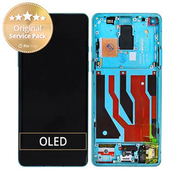 OnePlus 8 - LCD zaslon + steklo na dotik + okvir (ledeniško zelena) - 2011100173 Genuine Service Pack