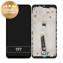 Xiaomi Redmi 9 - LCD zaslon + steklo na dotik + okvir (Carbon Grey) - 5600050J1900 Genuine Service Pack