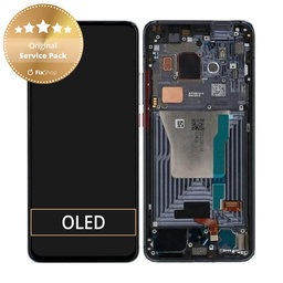 Xiaomi Pocophone F2 Pro - LCD zaslon + steklo na dotik + okvir (Cyber Grey) - 56000G0J1100 Genuine Service Pack