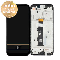 Motorola Moto G30 XT2129 - LCD zaslon + steklo na dotik + okvir (Phantom Black) - 5D68C18187 Genuine Service Pack