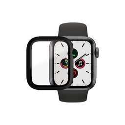 PanzerGlass - Kaljeno Steklo Full Body AB za Apple Watch 4, 5, 6, SE (1st gen) in SE (2nd gen) 40mm, črn