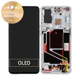 OnePlus 9 Pro - LCD zaslon + steklo na dotik + okvir (jutranja meglica) - 1001100046 Genuine Service Pack