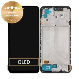 Xiaomi Redmi Note 10S - LCD zaslon + steklo na dotik + okvir (Onyx Grey) - 5600020K7B00, 560002K7BN00 Genuine Service Pack