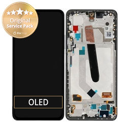 Xiaomi Poco F3 - LCD zaslon + steklo na dotik + okvir (Black) - 560003K11A00 Genuine Service Pack