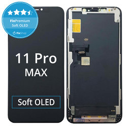 Apple iPhone 11 Pro Max - LCD zaslon + steklo na dotik + okvir Soft OLED FixPremium