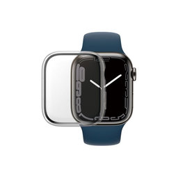 PanzerGlass - Kaljeno Steklo Full Body AB za Apple Watch 7, 8 in 9 45mm, transparent