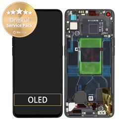 Oppo Reno 6 5G CPH2251 - LCD zaslon + steklo na dotik + okvir (Stellar Black) - 4907749 Genuine Service Pack