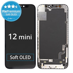 Apple iPhone 12 Mini - LCD zaslon + steklo na dotik + okvir Soft OLED FixPremium