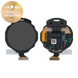 Samsung Galaxy Watch 4 Classic 46mm R895 - LCD zaslon + steklo na dotik + okvir (črna) - GH96-14426A Genuine Service Pack