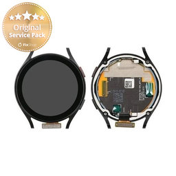 Samsung Galaxy Watch 4 44mm R870 R875 - LCD zaslon + steklo na dotik + okvir (črna) - GH97-26410A Genuine Service Pack