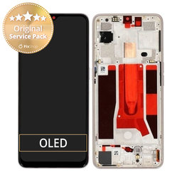 Oppo Find X2 Lite - LCD zaslon + steklo na dotik + okvir (Pearl White) - 4903623 Genuine Service Pack