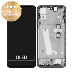 Motorola Edge 30 XT2203 - LCD zaslon + steklo na dotik + okvir (Black) - 5D68C20584 Genuine Service Pack