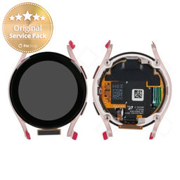 Samsung Galaxy Watch 5 40mm R900 - LCD zaslon + steklo na dotik + okvir (roza zlato) - GH82-30040D Genuine Service Pack