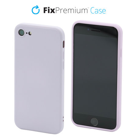 FixPremium - Silikonski ovitek za iPhone 7, 8, SE 2020 in SE 2022, vijoličen