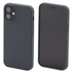 FixPremium - Silikonski ovitek za iPhone 12 mini, space grey