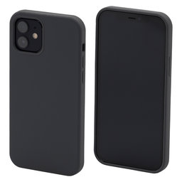 FixPremium - Silikonski ovitek za iPhone 12, space grey