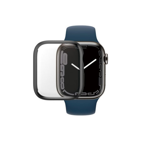 PanzerGlass - Kaljeno Steklo Full Body AB za Apple Watch 7, 8 in 9 45mm, črn