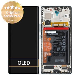 Honor 70 FNE-AN00 - LCD zaslon + steklo na dotik + okvir (smaragdno zelena) - 0235ACMH Genuine Service Pack