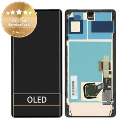 Google Pixel 7 Pro GP4BC GE2AE - LCD zaslon + steklo na dotik + okvir - G949-00290-01 Genuine Service Pack