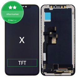 Apple iPhone X - LCD zaslon + steklo na dotik + okvir TFT