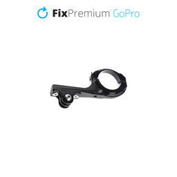 FixPremium - nosilec za kolo/motor za GoPro, črn