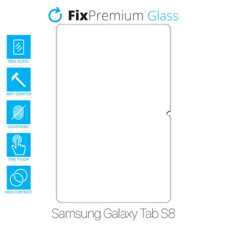 FixPremium Glass - Kaljeno Steklo za Samsung Galaxy Tab S8