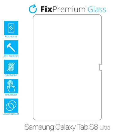 FixPremium Glass - Kaljeno Steklo za Samsung Galaxy Tab S8 Ultra