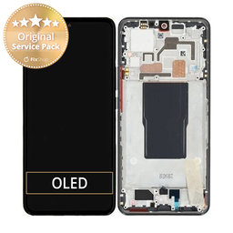 Xiaomi 12T 220712AG - LCD zaslon + steklo na dotik + okvir (Black) - 560003L12A00 Genuine Service Pack