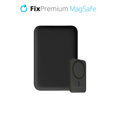 FixPremium - MagSafe PowerBank 5000 mAh, črna