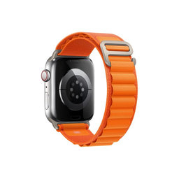 FixPremium - Alpine Loop pašček za Apple Watch (42, 44, 45 in 49mm), oranžen