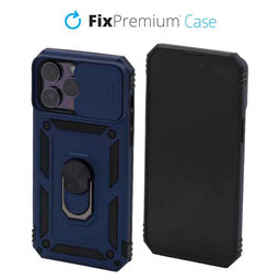 FixPremium - CamShield ovitek za iPhone 13 Pro Max, moder