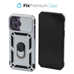 FixPremium - CamShield ovitek za iPhone 13 Pro Max, bel