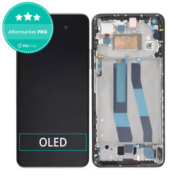 Xiaomi 11 Lite 5G NE 2109119DG 2107119DC - LCD zaslon + steklo na dotik + okvir (Black) OLED