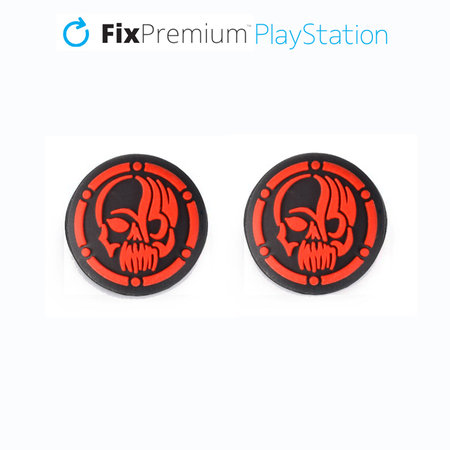 FixPremium - PS4/PS5 Skull Controller Grip Caps - Komplet 2 kosov