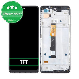 Motorola Moto G42 XT2233 - LCD zaslon + steklo na dotik + okvir (Black) TFT